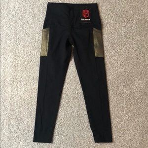 Born Primitive Rise & Grind Leggings (Black/Gold)